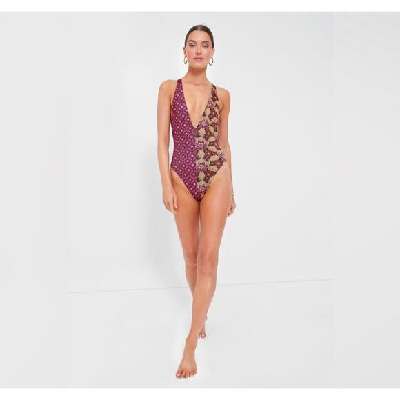 ULLA JOHNSON  Liz Maillot Gladiola One Piece NWT size P (0) - Picture 3 of 11
